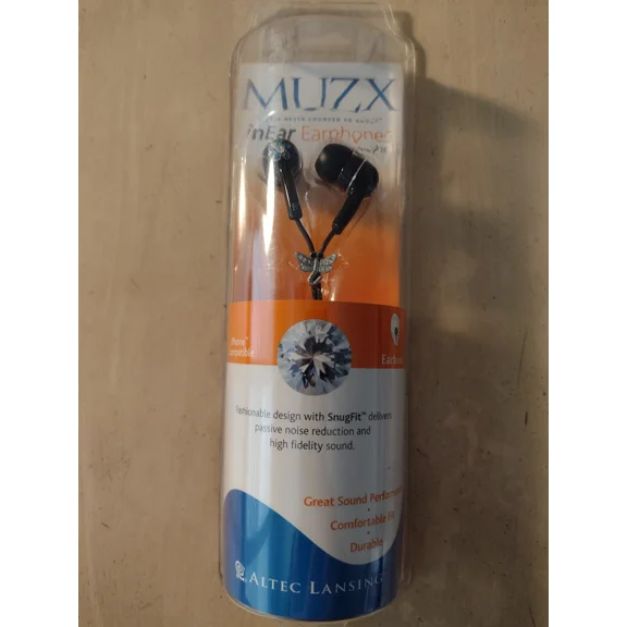 Altec Lansing Mhp126 Muzx Series In Ear Headphone