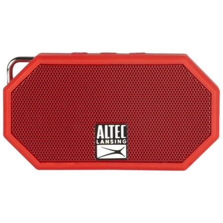 Altec Lansing iMW257 Mini H20 Bluetooth Speaker, Red