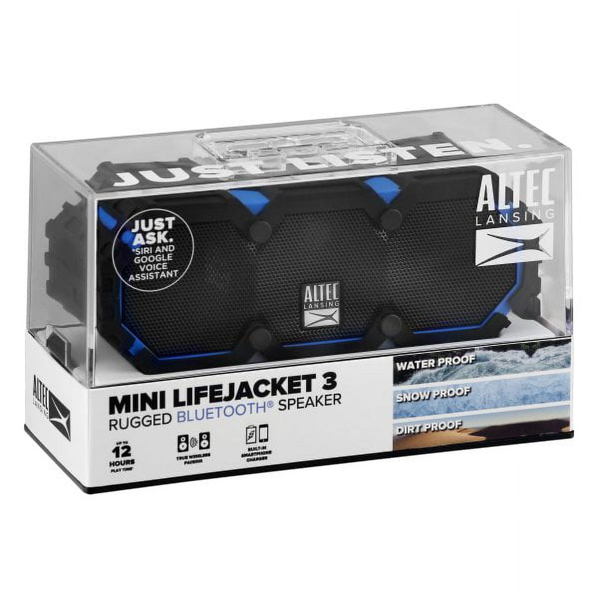 Altec Lansing Mini LifeJacket 3 Rugged Bluetooth Speaker Walmart