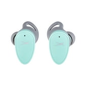 Altec Lansing NanoBuds Active Noise Cancelling سماعات أذن لاسلكية حقيقية ، مع مقاومة للماء ، وأجنحة Helix في مكانها ، وحماية ضد الميكروبات ، و 28 ساعة من إجمالي وقت اللعب ، والنعناع الأخضر