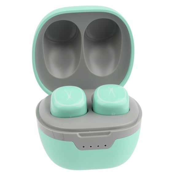 Altec Lansing Nanopods Bluetooth True Wireless In-Ear Earbuds with Charging Case, 12 Hours Total Listening Time, Mint, MZX559-MT