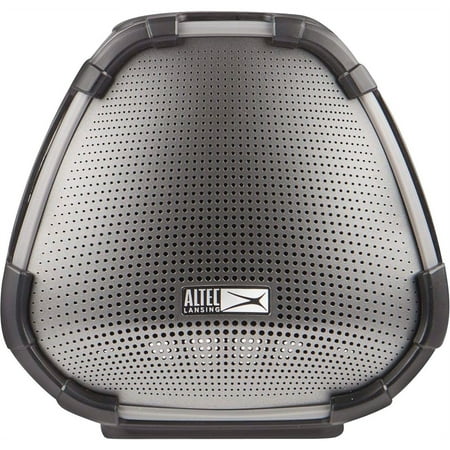 Pre-Owned Altec Lansing Versa Smart Portable Bluetooth Speaker, Black/Silver
