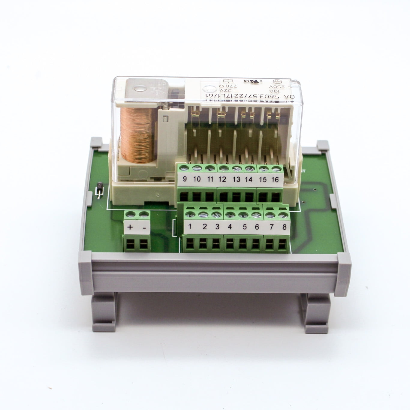 Altech Corp 156.OA03.3244C/S 250V 10A DIN Rail Safety Relay Module