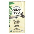 thumbnail image 1 of Alter Eco, Truffle Thins, Organic Dark Chocolate Bar, Crme Brûle, 2.96 oz (84 g) Pack of 4, 1 of 2