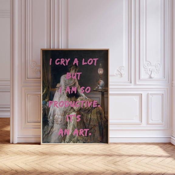 Altered Art Print Girly Apartment Decor Quirky Eclectic Vintage Coquette Art, Unframed Paper Poster 8x10in