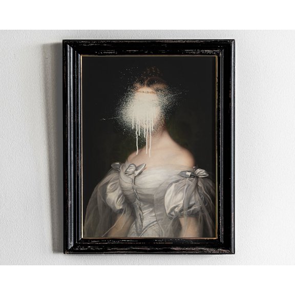 Altered Portrait Eclectic Baroque Rococo Decor Wall Art