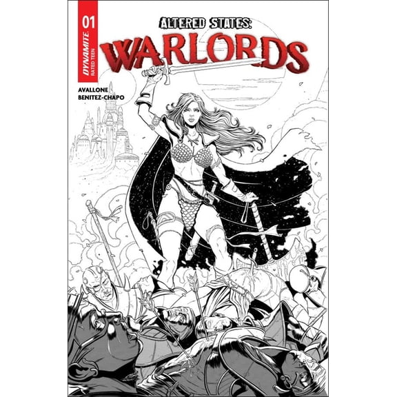 Altered States: Warlords #1K VF ; Dynamite Comic Book