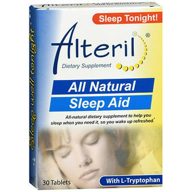 Alteril All Natural Sleep Aid Tablets, 30 Count Walmart Business Supplies