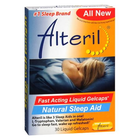 Alteril Natural Sleep Aid Liquid Softgels, 30 ea