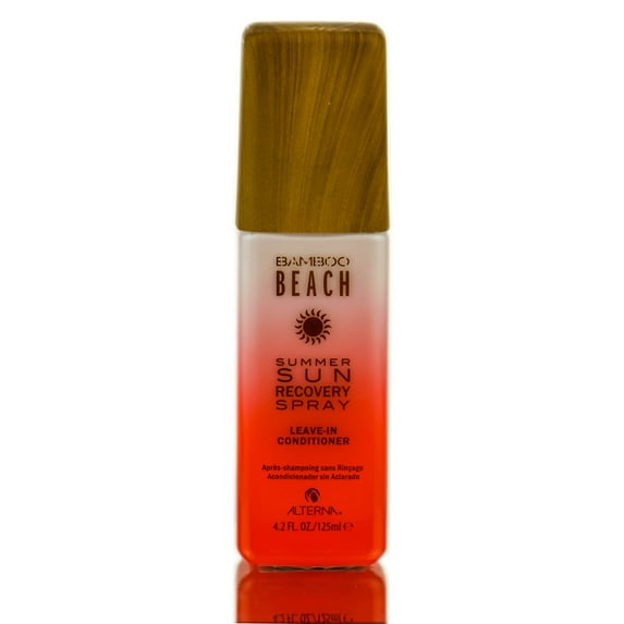Alterna Bamboo Beach Summer Sun Recovery Spray Leave-In Conditioner - 4.2 oz - Pack of 6 with Sleek Comb