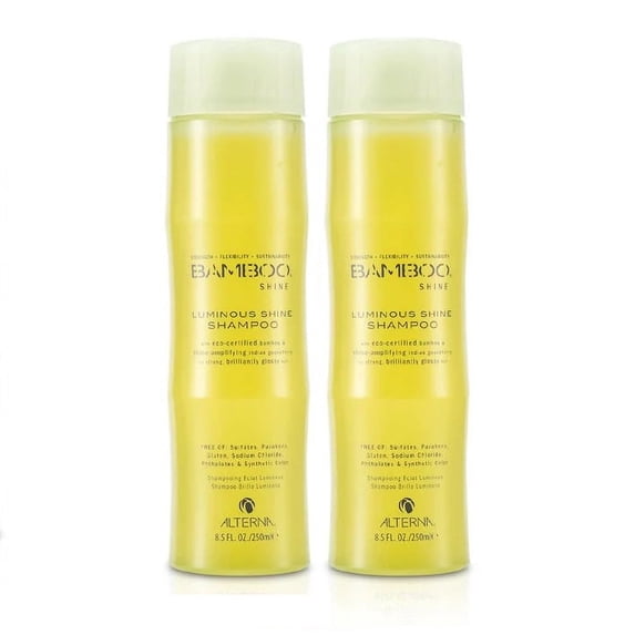 Alterna Bamboo Luminous Shine Shampoo 8.5oz - 2 pack (with Free Comb)