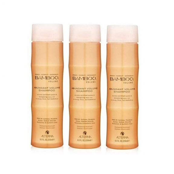 Alterna Bamboo Volume Abundant Volume Shampoo 8.5 oz (3 Bottles) NEW