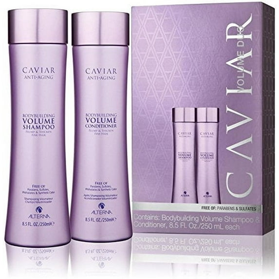Alterna CAVIAR Anti-Aging Replenishing Moisture Shampoo & Conditioner Set 8.5 fl oz each