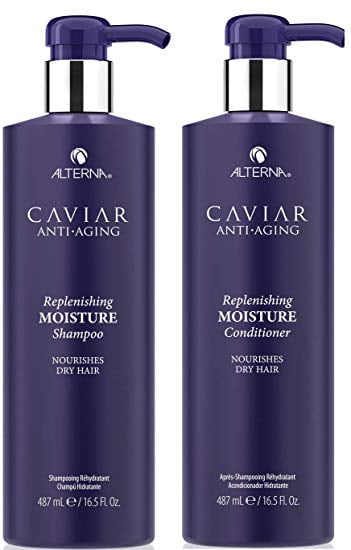CAVIAR Anti-Aging Replenishing Moisture Shampoo Conditioner Set, 16.5-Ounce -