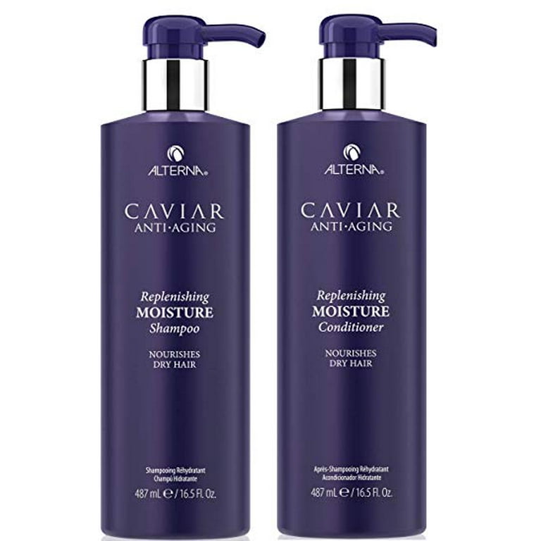 CAVIAR Anti-Aging Replenishing Moisture Shampoo Conditioner Set, 16.5-Ounce -