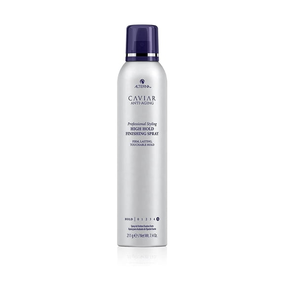 Alterna Caviar Anti-Aging Professional Styling High Hold Finishing Spray | Dry Touch, Lightweight, Strong Hold | Free From Flaking | Sulfate Free Size: 7.4 Ounce (Pack of 1)