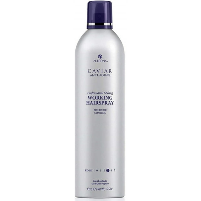 Alterna Caviar Anti-Aging Professional Styling Working Hairspray, Flexible Hold, 15.5-Ounce