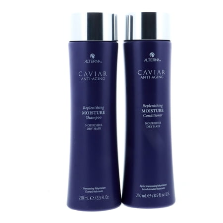 Alterna Caviar Anti Aging Replenishing Moisture Shampoo and Conditioner 8.5 oz Duo