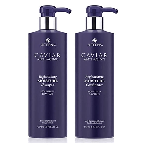 Alterna Caviar Anti-Aging Replenishing Moisture Shampoo and Conditioner Jumbo Set, 16.5oz each Each