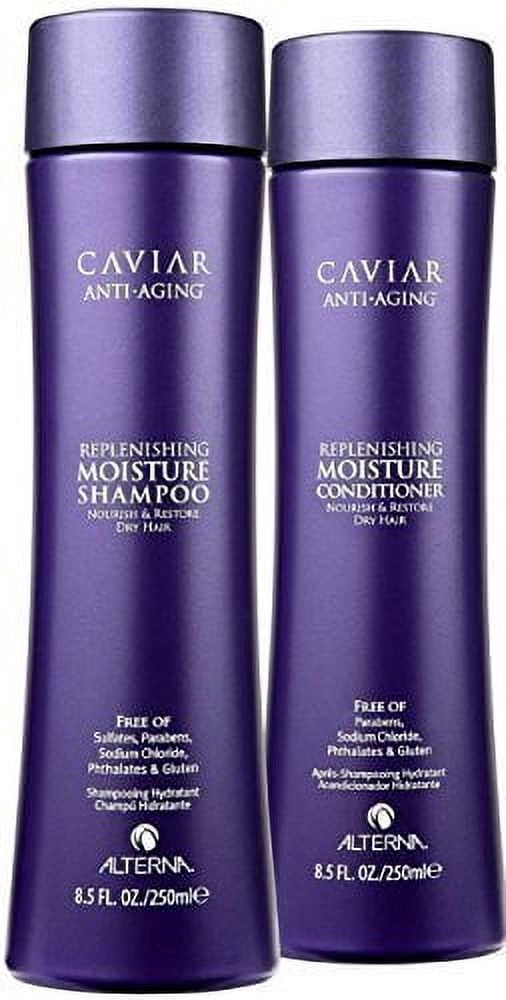 Alterna Caviar Anti-Aging Seasilk Moisture Shampoo, 250 Ml – Für Glanzloses, Trockenes Haar Mit UV-Schutz