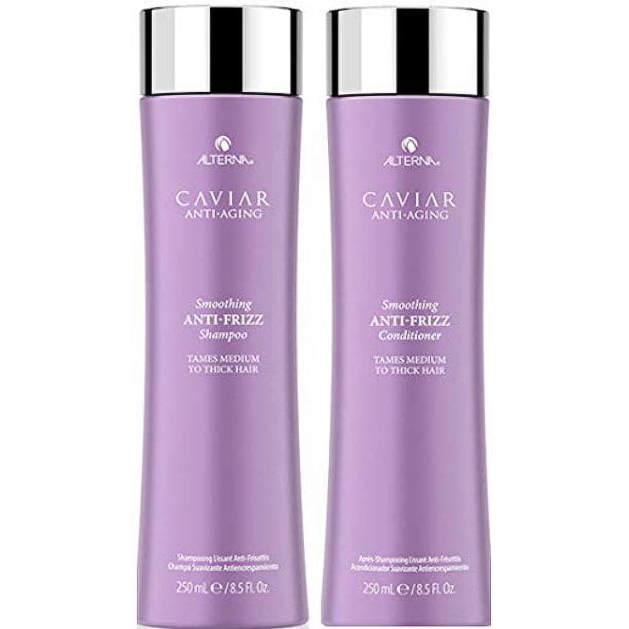 Alterna Caviar Anti-Aging Smoothing Anti-Frizz Shampoo and Conditioner Set, 8.5-Ounce