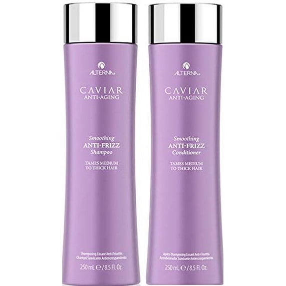 Alterna Caviar Anti-Aging Smoothing Anti-Frizz Shampoo and Conditioner Set, 8.5-Ounce