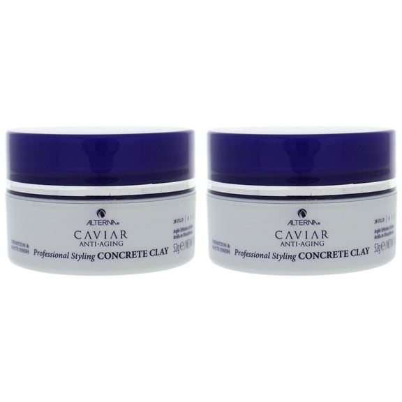 Alterna Caviar Concrete Clay Anti Aging Professional Styling 1.85 Ounce -2 Pack