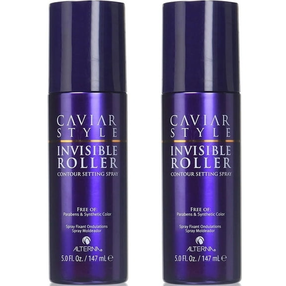 Alterna Caviar Style Invisible Roller Contour Setting Hairspray 5oz. -2 Pack