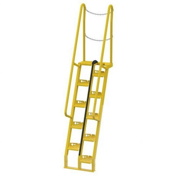 Alternate Tread Stair 68 deg Step, 7 ft.