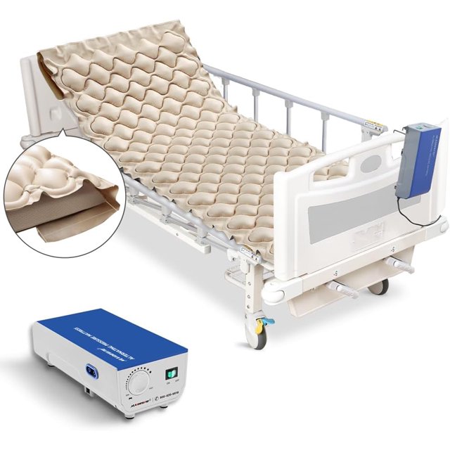 Alternating Air Pressure Mattress Pad with Electric Pump System, Soft