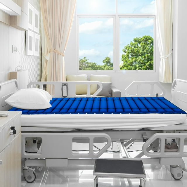 Alternating Pressure Pad Air Mattress Topper for Hospital Bed with Pump