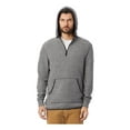 thumbnail image 1 of Alternative - Eco-Teddy Outdoor Quarter-Zip Hoodie - Color - Eco Grey/ Eco Black - Size - 2XL, 1 of 4
