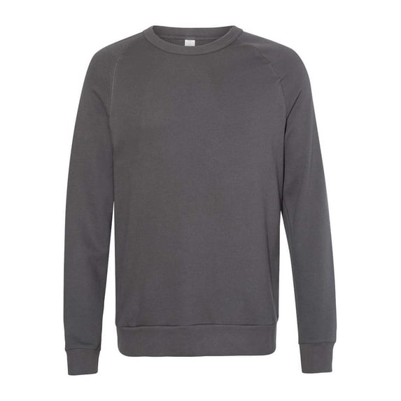 Alternative 9575ZT Unisex Washed Terry Champ Sweatshirt-Dark Grey-L