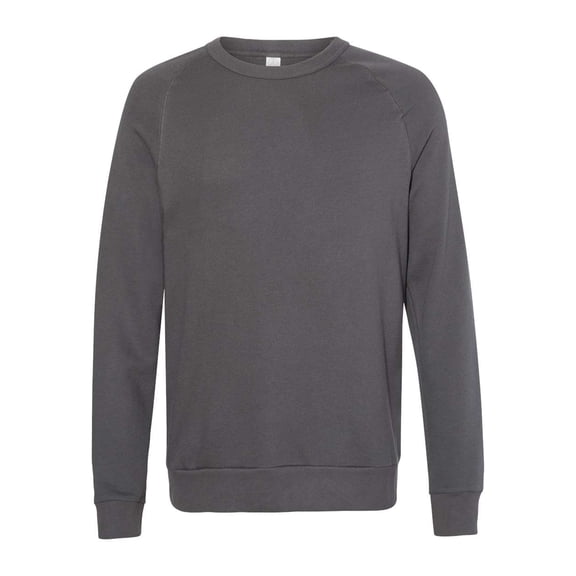 Alternative 9575ZT Unisex Washed Terry Champ Sweatshirt-Dark Grey-L