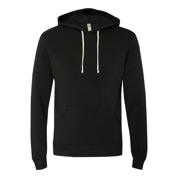Alternative 9595 Men's Eco-Fleece Challenger Hooded Pullover - Eco True Black - Medium