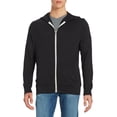 thumbnail image 1 of Alternative AA1970 Unisex Eco-Jersey™ Zip Hoodie - ECO TR BLACK - L, 1 of 2