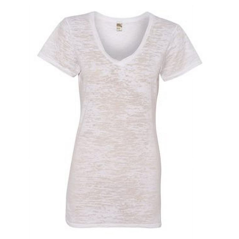 Alternative 2662 - Ladies' Diane V-Neck Burnout T-Shirt $13.22 