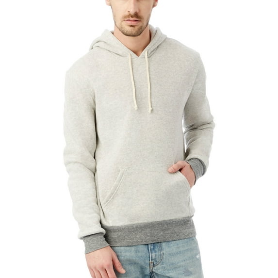 Alternative Apparel Mens' 09595F2 Hoody Challenger Eco-Fleece Pullover Hoodie