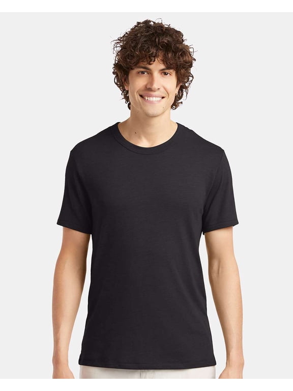 Men's Crew T-Shirt, Eco True Black, Medium