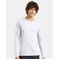 thumbnail image 1 of Alternative B00012004 Cotton Jersey Long Sleeve Go-To T-Shirt, White - Medium, 1 of 5