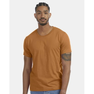 Alternative B00612294 Cotton Jersey Go-To T-Shirt, Brown Sepia - Medium
