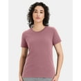 thumbnail image 1 of Alternative B04612312 Women Cotton Jersey Go-To T-Shirt, Whiskey Rose - Extra Small, 1 of 5