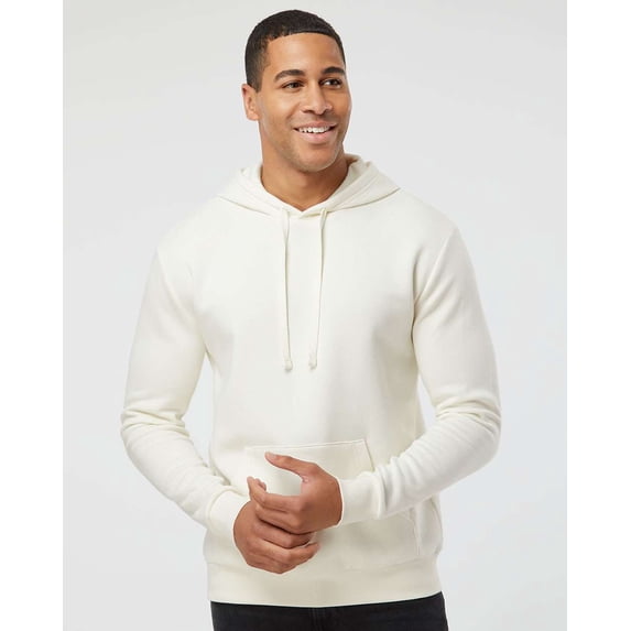 Alternative B04912247 Mens Eco-Cozy Fleece Pullover Hoodie, Natural - 2XL
