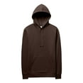 thumbnail image 1 of Alternative B04912552 Men Eco-Cozy Fleece Pullover Hoodie, Cocoa Brown - Extra Small, 1 of 4