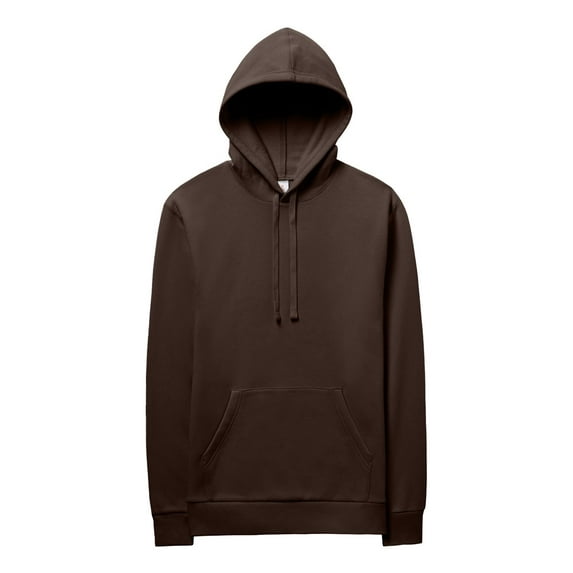 Alternative B04912556 Men Eco-Cozy Fleece Pullover Hoodie, Cocoa Brown - Extra Large
