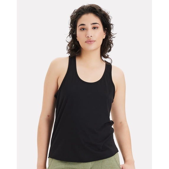 Alternative B06612704 Women Earthleisure Modal Triblend Racer Tank Top, Faded Red - Medium