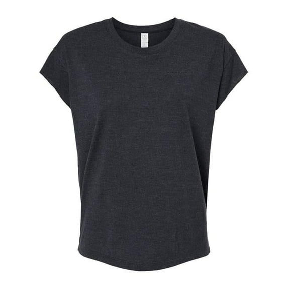Alternative B06712502 Women Earthleisure Modal Triblend Muscle T-Shirt, Black - Extra Small