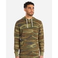 thumbnail image 1 of Alternative B16312637 Mens School Yard Mineral Wash French Terry Hooded Sweatshirt, Camo - 2XL, 1 of 5