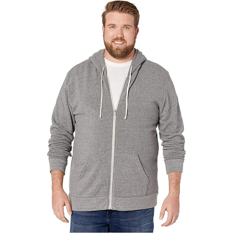 Alternative Big Tall Rocky Eco Fleece Zip Hoodie 5 XL