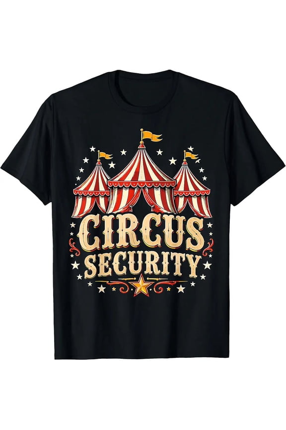 Alternative Circus Security Crew Uniform Style Staff Graphic Unisex T-Shirt, S - 5XL